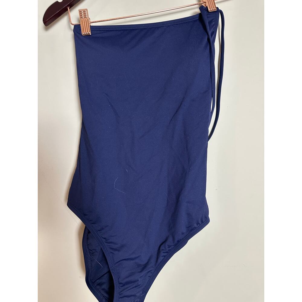 La Blanca Solid Navy One-Piece Swimsuit
